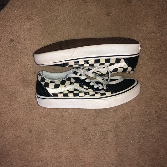 Checkerboard Vans - Picture 2 of 5